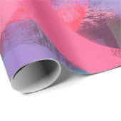 Handgefertigte surreale abstrakte Muster. Moderne Geschenkpapier (Rolleneckpunkt)