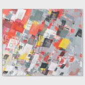 Handgefertigte surreale abstrakte Muster. Moderne Geschenkpapier (Flach)