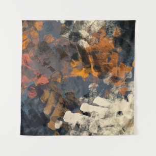 Handgefertigte surreale abstrakte Muster. Moderne  Wandteppich