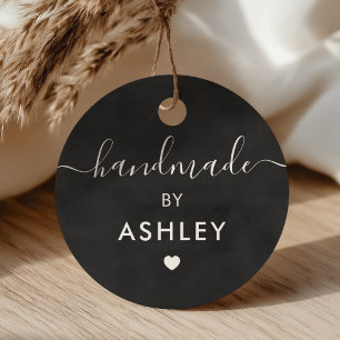Handgefertigte Tags, Tag des Handwerks, Chalkboard Geschenkanhänger
