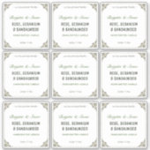 Handgefertigte transparente Kerze aus privater Sam Aufkleber (Vorderseite)