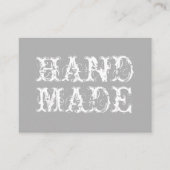 Handgefertigte trendige, einfache moderne Vintage Visitenkarte (Vorderseite)