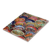 Handgefertigte türkische Keramik Fliese (Seite)