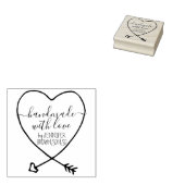 Handgefertigte Unterschrift mit Liebe Gummistempel (Stempel)