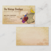 Handgefertigte Vintage Inspirierte Nährustik Visitenkarte (Vorne/Hinten)