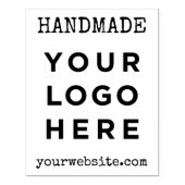 Handgefertigte Website für Ihr Firmenlogo Gummistempel (Prägung)