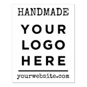 Handgefertigte Website für Ihr Firmenlogo Gummistempel (Prägung)