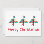 Handgefertigte Weihnachten im Foto - Moderner Baum (Vorderseite)