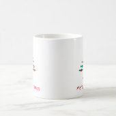Handgefertigte Weihnachtsbäume - Weihnachtsgeschen Kaffeetasse (Mittel)