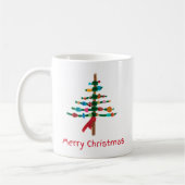 Handgefertigte Weihnachtsbäume - Weihnachtsgeschen Kaffeetasse (Links)