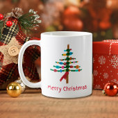 Handgefertigte Weihnachtsbäume - Weihnachtsgeschen Kaffeetasse