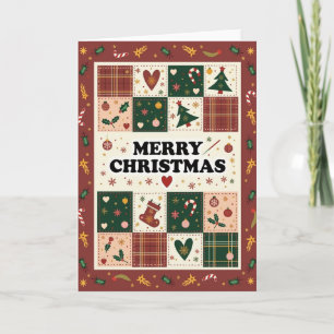 Handgefertigte Weihnachtskarte Karte