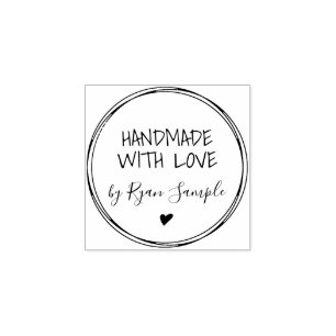 Handgefertigter Love-Stempel Gummistempel