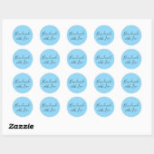 Handgefertigter Sticker mit Liebe (Blatt)