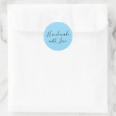 Handgefertigter Sticker mit Liebe (Tasche)