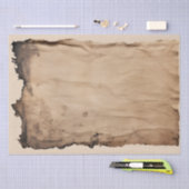 Handgefertigtes, abgenutztes Papier mit verbrannte (Handwerk)