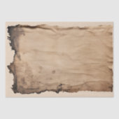 Handgefertigtes, abgenutztes Papier mit verbrannte (Vorderseite)
