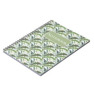 Handgefertigtes Design Farn Fächer Notizbuch - Grü Notizblock