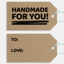 Handgefertigtes Für-Dich-Geschenk-Tag für Bastler