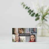 Handgefertigtes jüdisch-künstlerisches Foto Visitenkarte (Stehend Vorderseite)