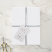 Handgefertigtes Keramikgeschäft Marken-Geschenk- & Geschenkanhänger (Mit Garn)