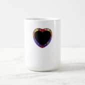     Handgefertigtes Kunstwerk – Hund am Wasserfall Kaffeetasse (Mittel)