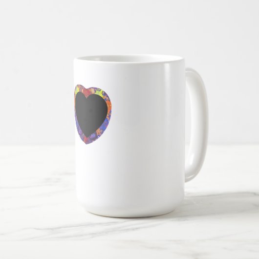     Handgefertigtes Kunstwerk – Hund am Wasserfall Kaffeetasse (VorderseiteRechts)
