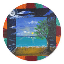 Handgefertigtes Kunstwerk - Tag und Nacht