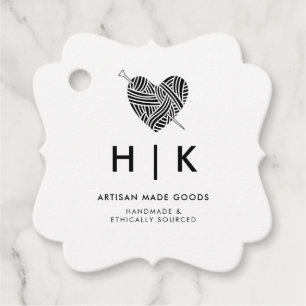 Handgefertigtes Logo Kraftpapier-Produkt-Hängesc Geschenkanhänger