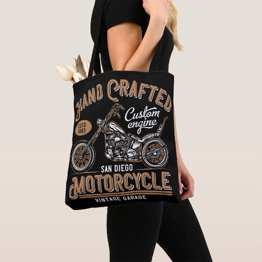 Handgefertigtes Motorrad Tasche