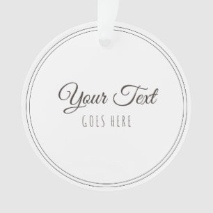 Handgefertigtes Produkt Vintage Einfach Trendig Ornament