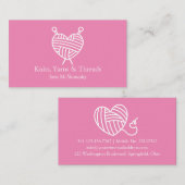 Handgeflecht aus Knetgewebe Visitenkarte (Vorne/Hinten)