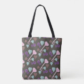 Handgefleckte Herz-Schlüsselanhänger Tasche (Rückseite)
