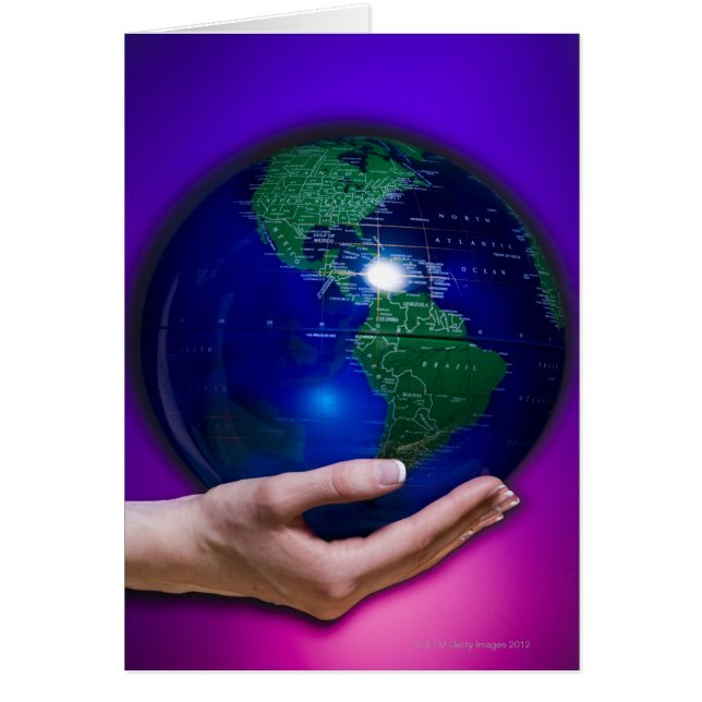 Handgehaltene Erde (Vorne)