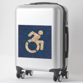 Handgekleidet Aufkleber (Koffer)