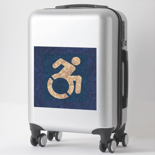 Handgekleidet Aufkleber (Koffer)