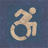 Handgekleidet Aufkleber (Vorderseite)