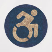 Handgekleidet Etiketten (Design 2)