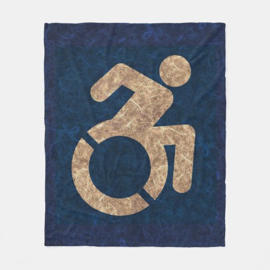 Handgekleidet Fleecedecke (Vorderseite)