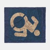 Handgekleidet Fleecedecke (Vorderseite (Horizontal))