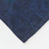 Handgekleidet Fleecedecke (Ecke)