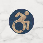 Handgekleidet Konfetti (Klein Vorderseite)