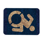 Handgekleidet Magnet (Horizontal)