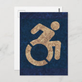 Handgekleidet Postkarte (Vorne/Hinten)