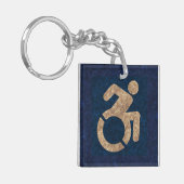 Handgekleidet Schlüsselanhänger (Vorderseite links)