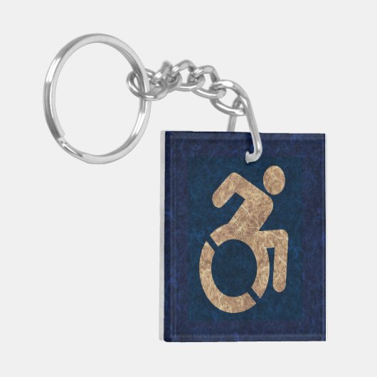 Handgekleidet Schlüsselanhänger (Vorderseite links)