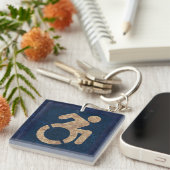 Handgekleidet Schlüsselanhänger (Vorderseite rechts)