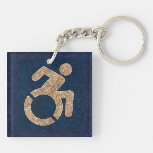 Handgekleidet Schlüsselanhänger (Rückseite)