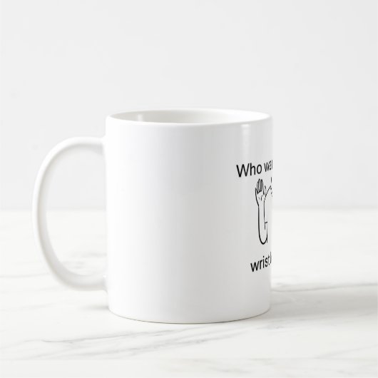 Handgelenkblock-Tasse Kaffeetasse (Links)