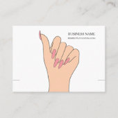 Handgelenkdarstellungskarte Visitenkarte (Vorderseite)